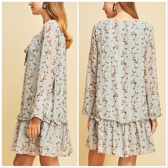 Ellie Wildflowers in Bloom Drop Waist Dress - Picture 4 of 7